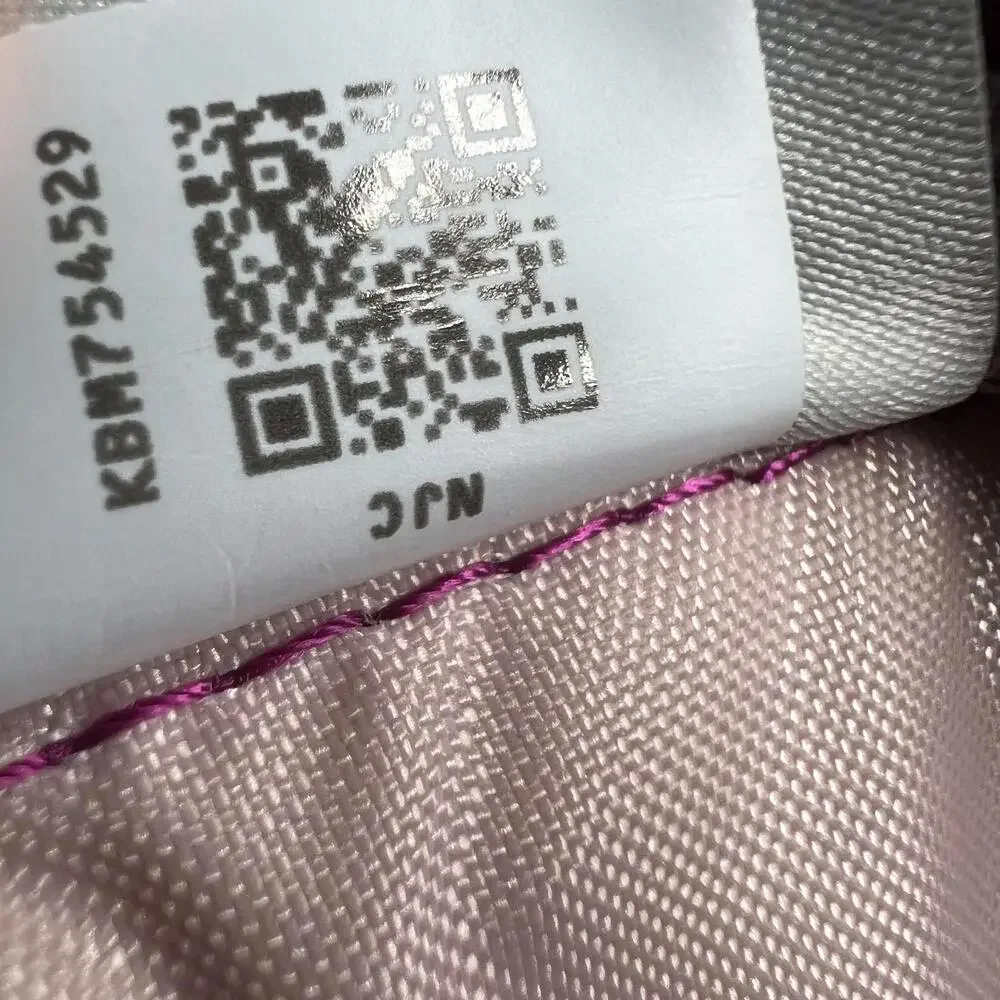 Kipling Backpack Pink Purple Print Girls School Bag Hello Hearts Stars Live.Ligh